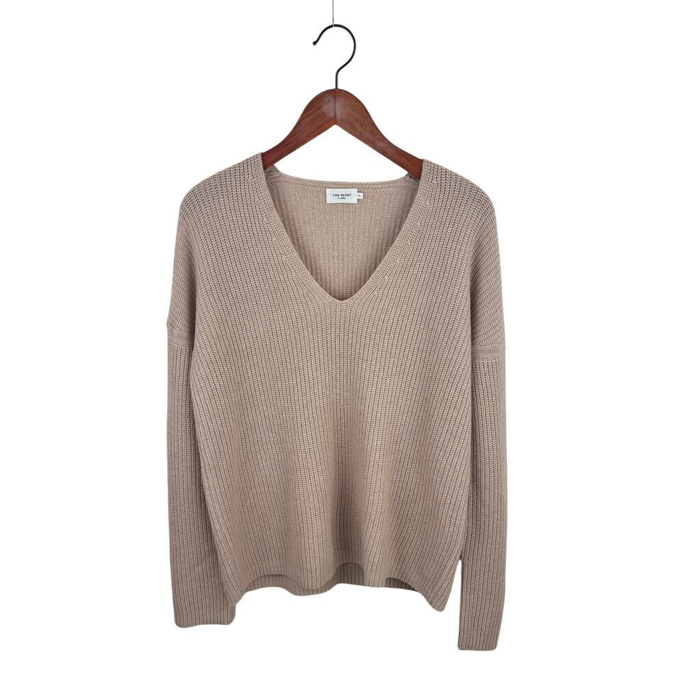 The Reset Wool & Cashmere V-Neck Sweater
